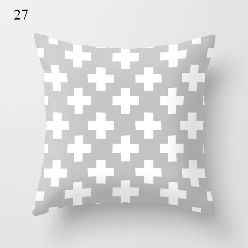 18" Cushion Cover Pillow Case Home Sofa Decor Pillowslip Waist Pillow Cover Soft Bowlift
