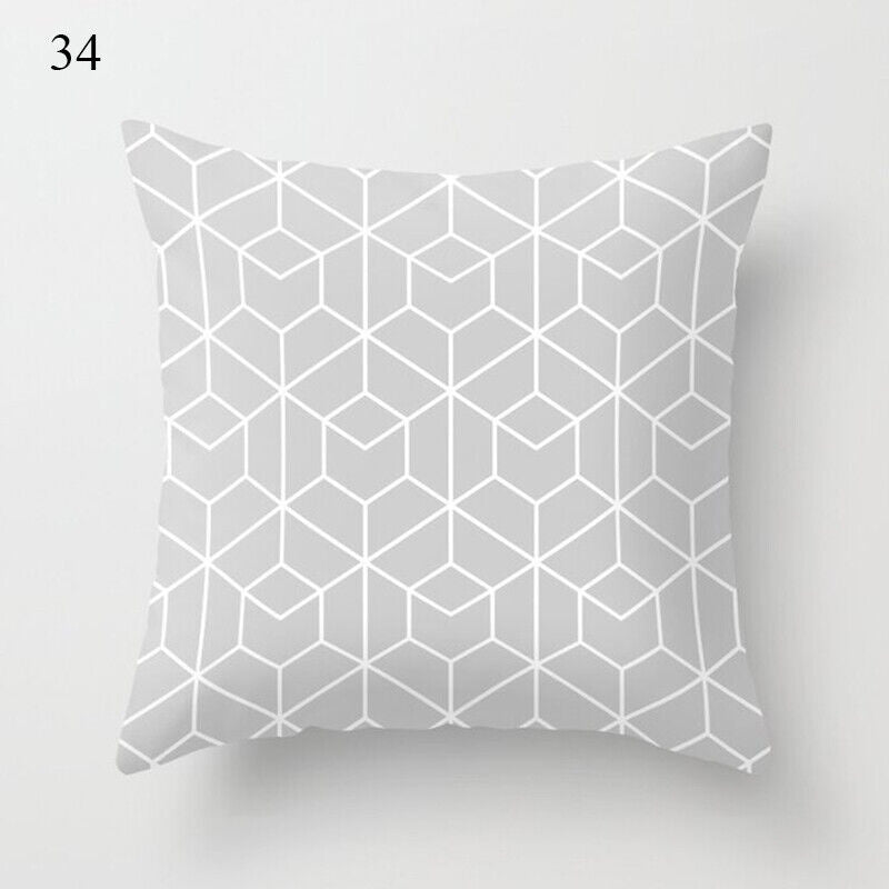 18" Cushion Cover Pillow Case Home Sofa Decor Pillowslip Waist Pillow Cover Soft Bowlift