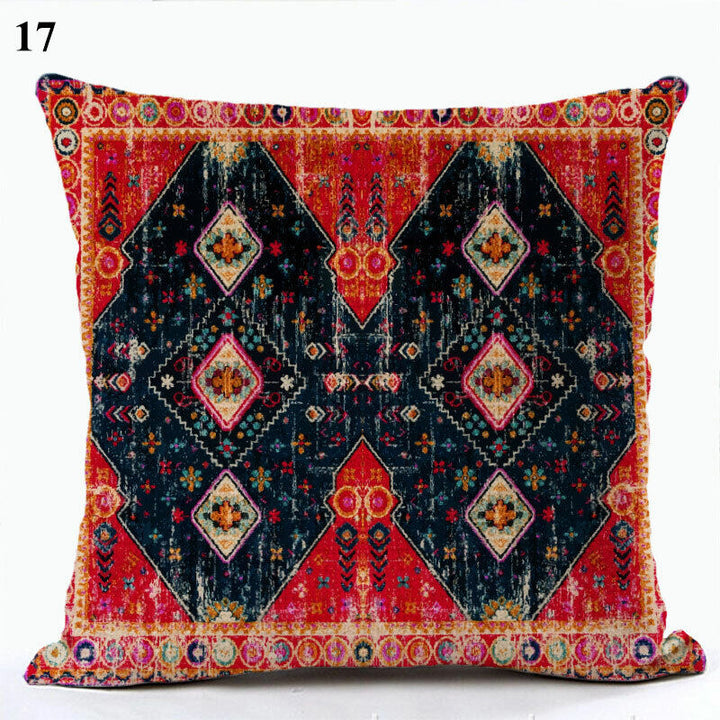 Ethnic Boho Mandala Print Throw Pillow Case Sofa Cushion Cover Home Decor Bowlift