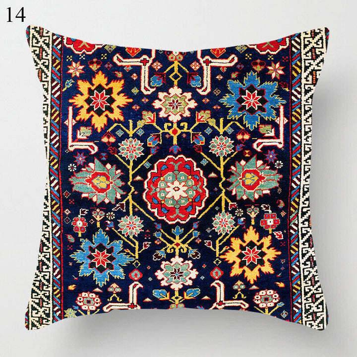 Ethnic Boho Mandala Print Throw Pillow Case Sofa Cushion Cover Home Decor Bowlift