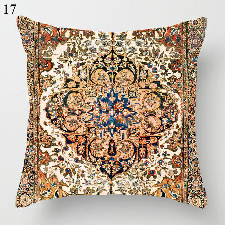 Ethnic Boho Mandala Print Throw Pillow Case Sofa Cushion Cover Home Decor Bowlift