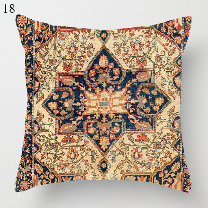 Ethnic Boho Mandala Print Throw Pillow Case Sofa Cushion Cover Home Decor Bowlift