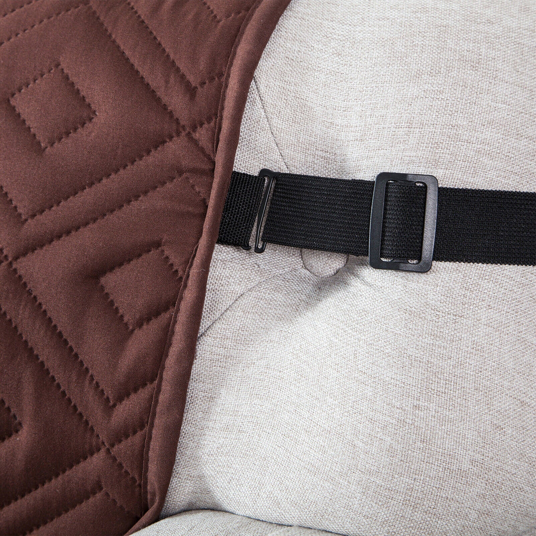 Quilted Sofa Cover Pet Protector Throw Waterproof Sofa Slip Covers 1/2/3 Settee Bowlift