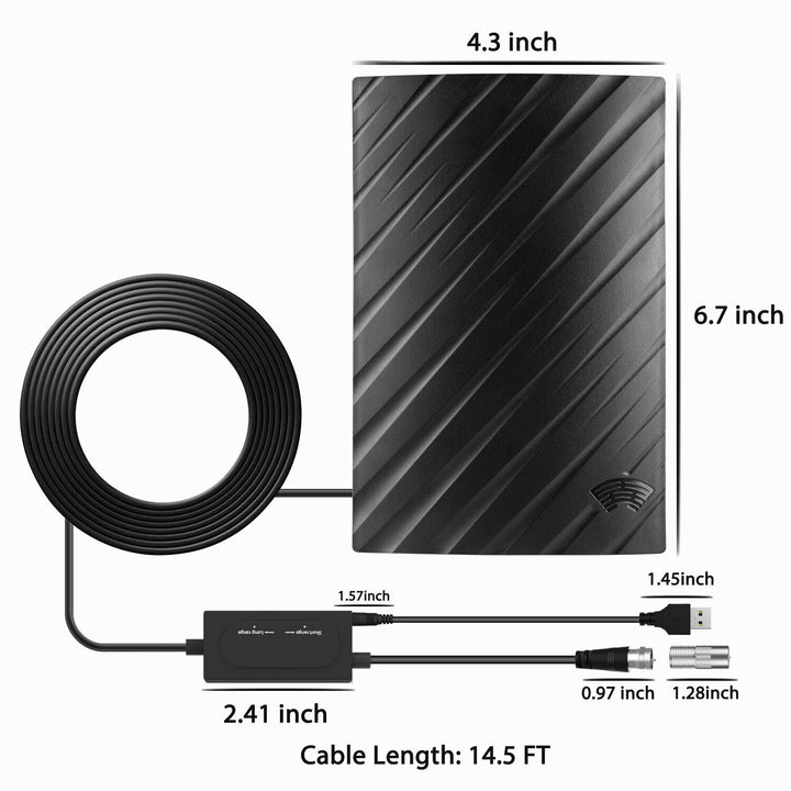 BowLift | HDTV 4K Digital antenna for indoor use | Large range 600 miles