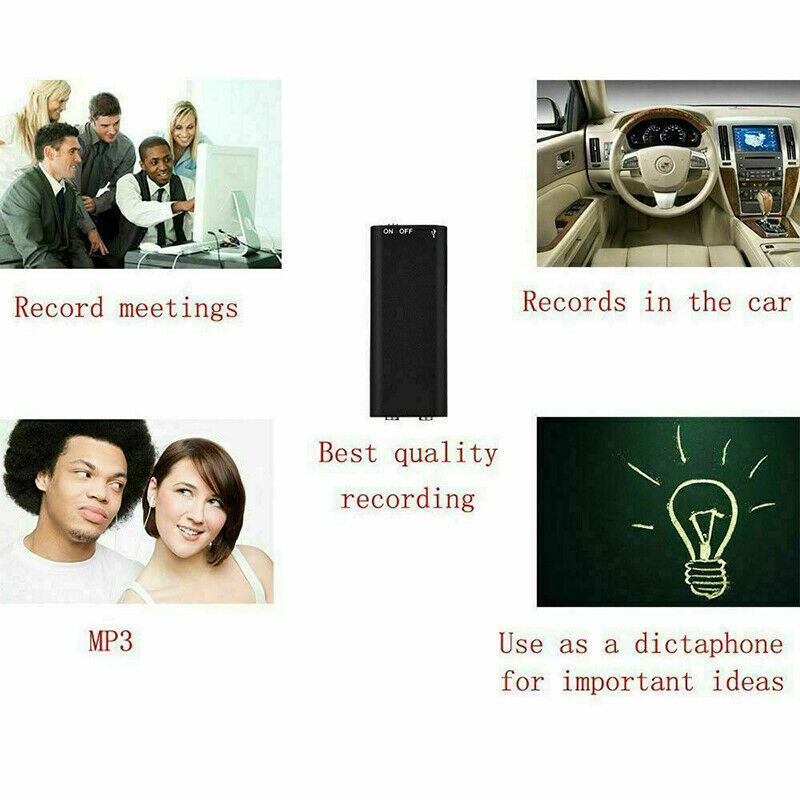BowLift | Mini Voice Recorder – Mini Audio Recorder – Mini Recording Device – Smallest Hidden Audio Recorder