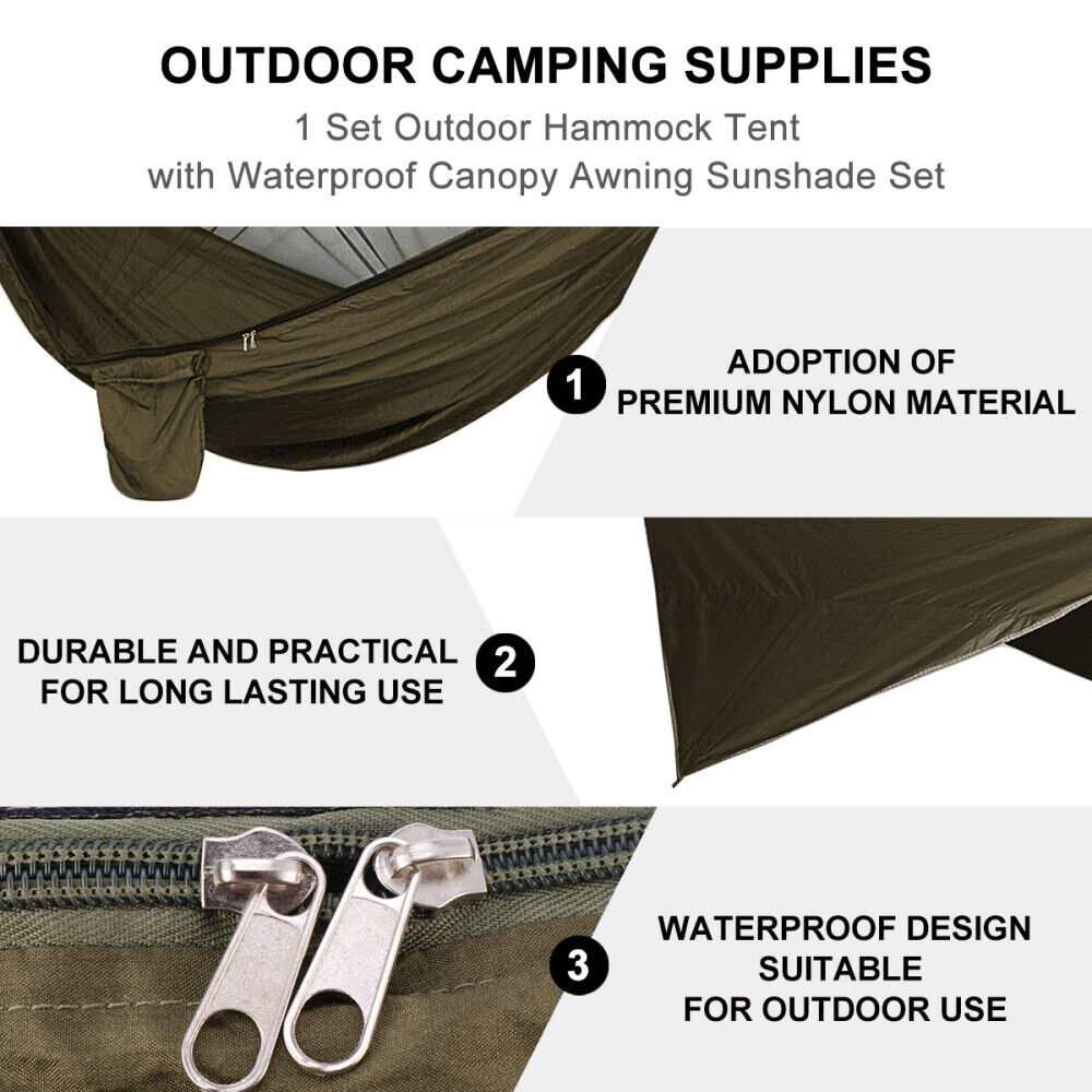 Camping Hammock - EASY 60 SECONDS SETUP Bowlift