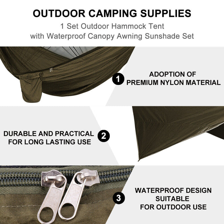 Camping Hammock - EASY 60 SECONDS SETUP Bowlift