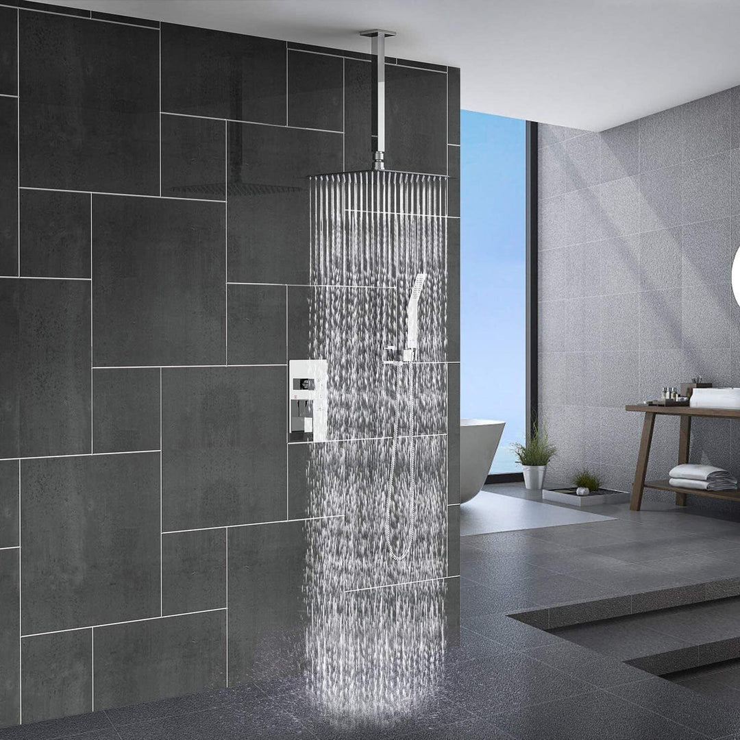 Thin Wall-Mounted Shower Head Bowlift