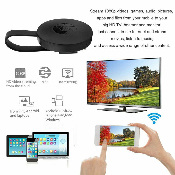 BowLift | Portable Wireless HDMI TV Receiver l Portable 1080P Display HDMI TV Receiver