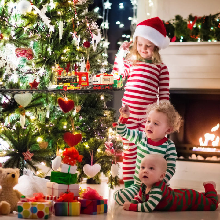 BowLift | KerstExpress Tree Train – Riding Christmas Train with Light, Sound and Tree Holder
