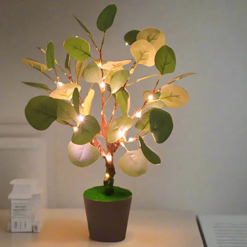 BowLift | FestiGlow - Christmas glow LED night light with decorative pot