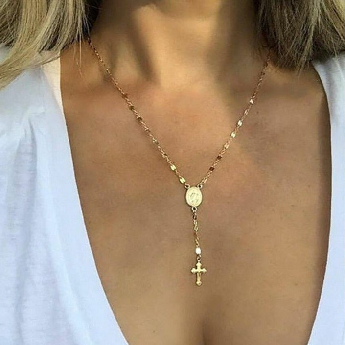 BowLift | Spiritual Rosary Necklace – Stylish Faith Jewelry for Any Occasion