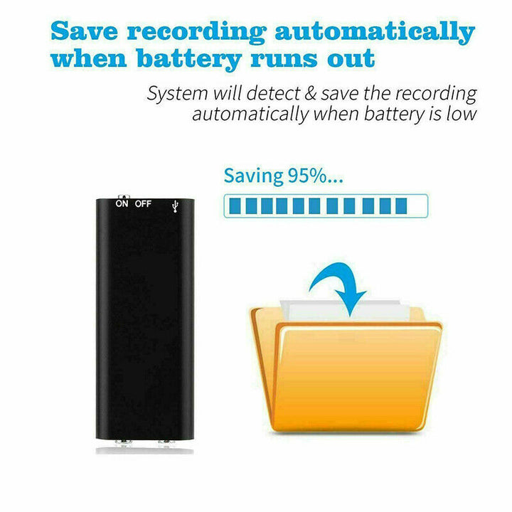 BowLift | Mini Voice Recorder – Mini Audio Recorder – Mini Recording Device – Smallest Hidden Audio Recorder