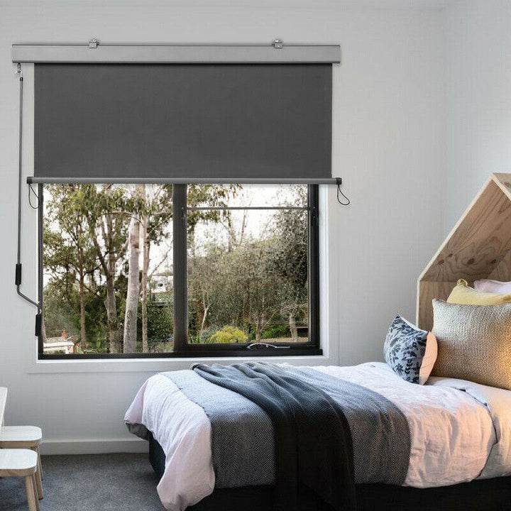 Vertical awning sun protection outdoor roller blind anthracite 2.5M*1.4M | Bowlift