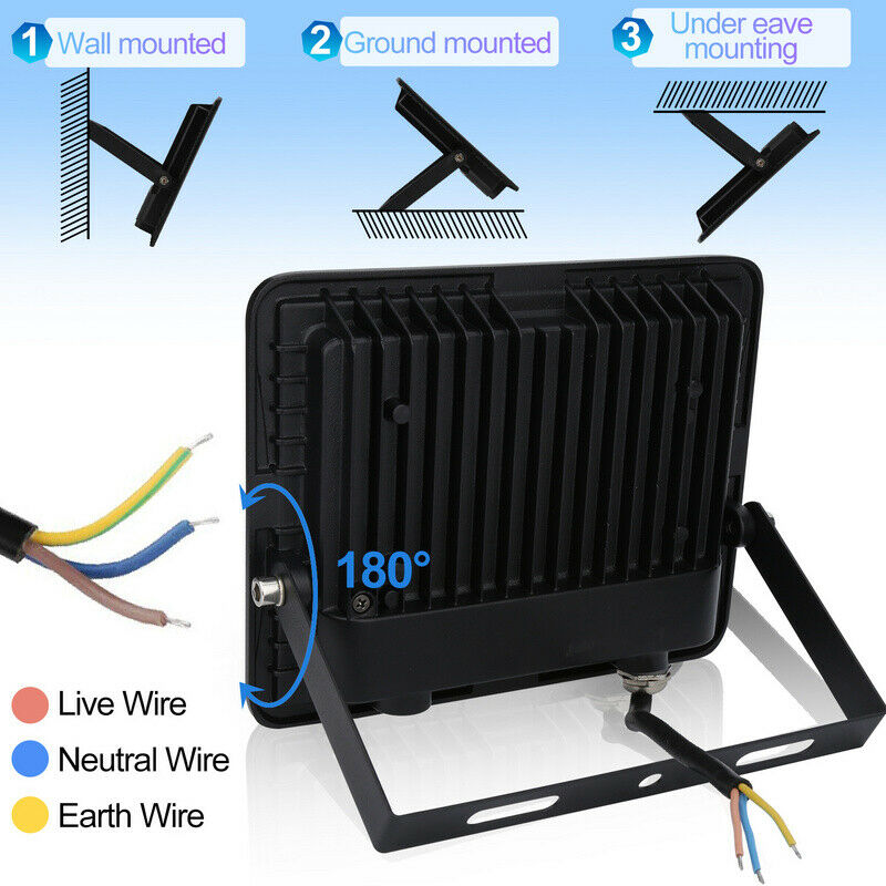LED Floodlight with Tripod Construction Light 2X50W Cool White | Bowlift