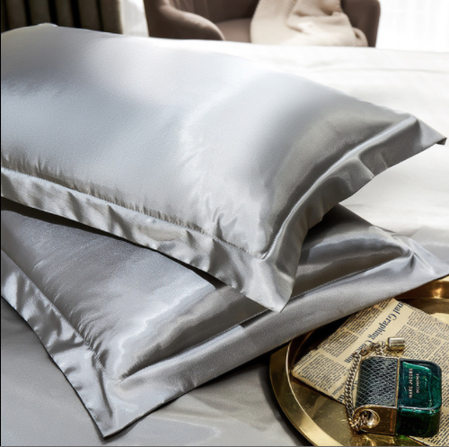 1/2PCS Soft Pillowcase Silk Satin Pillow cases Home Decor Bedding Cushion Covers Bowlift