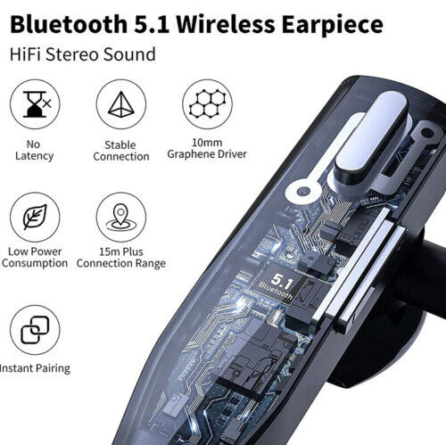 BowLift | Bluetooth 5.1 Noise Cancelling Headset | Dual Mic, Ergonomic Design & Hands-Free Calling for Professionals