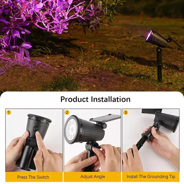 BowLift | LED Solar Spotlight Lights for the Garden