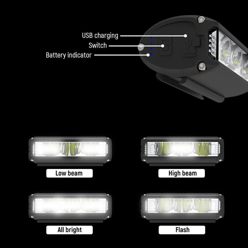 Super bright LED front bicycle lighting | Bowlift