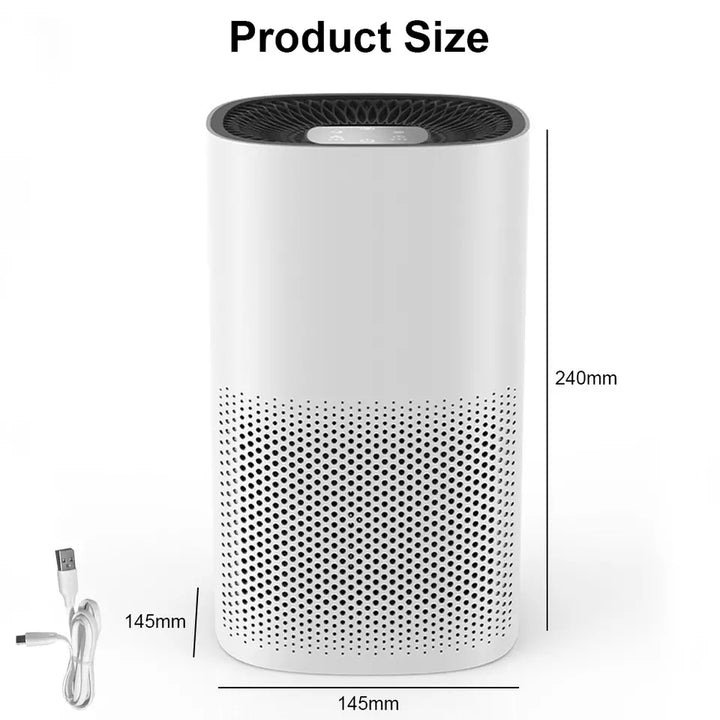 BowLift | Compact Air Purifier | True HEPA Filter, Ultra-Quiet & Ideal for Small to Medium Rooms
