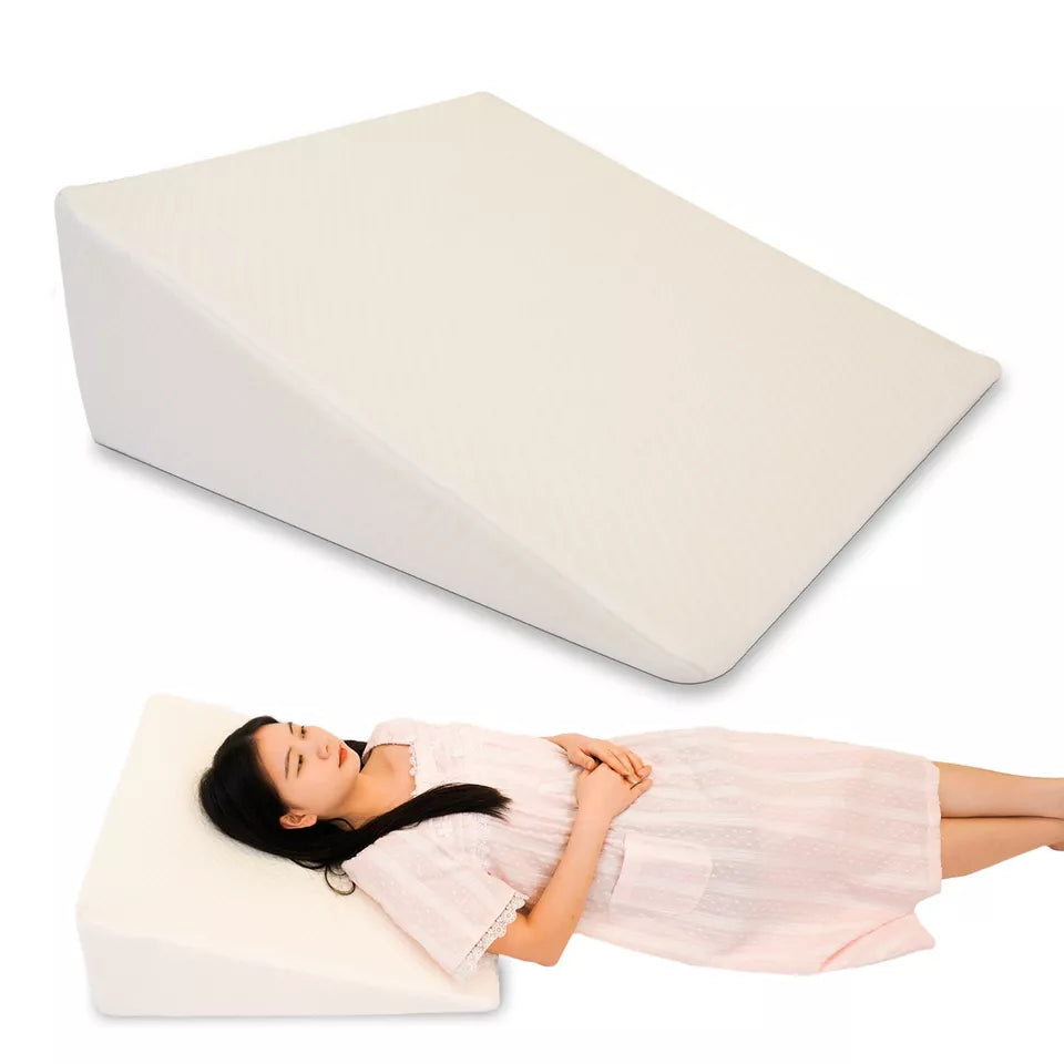 BowLift | Large Triangle Wedge Pillow | Adjustable Foam for Acid Reflux, Back Pain & Post-Surgery Recovery