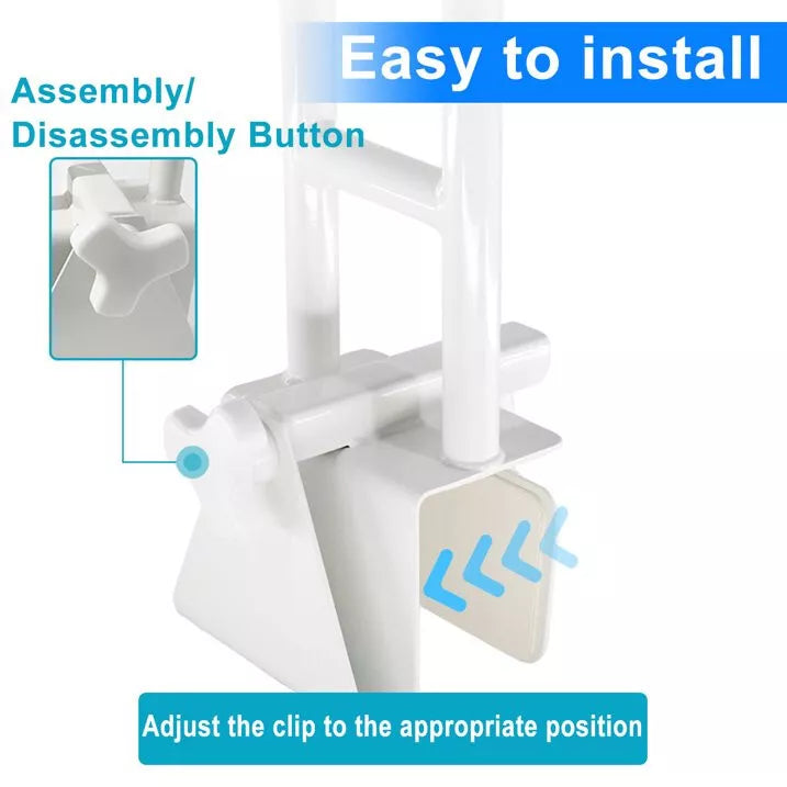BowLift | Bathtub Safety Grab Bar for Seniors & Mobility Support – No Drill, Secure Bathroom Handle