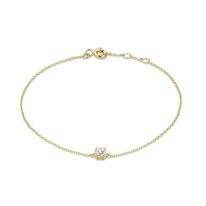 BowLift | S925 Dainty Single Diamond Bracelets