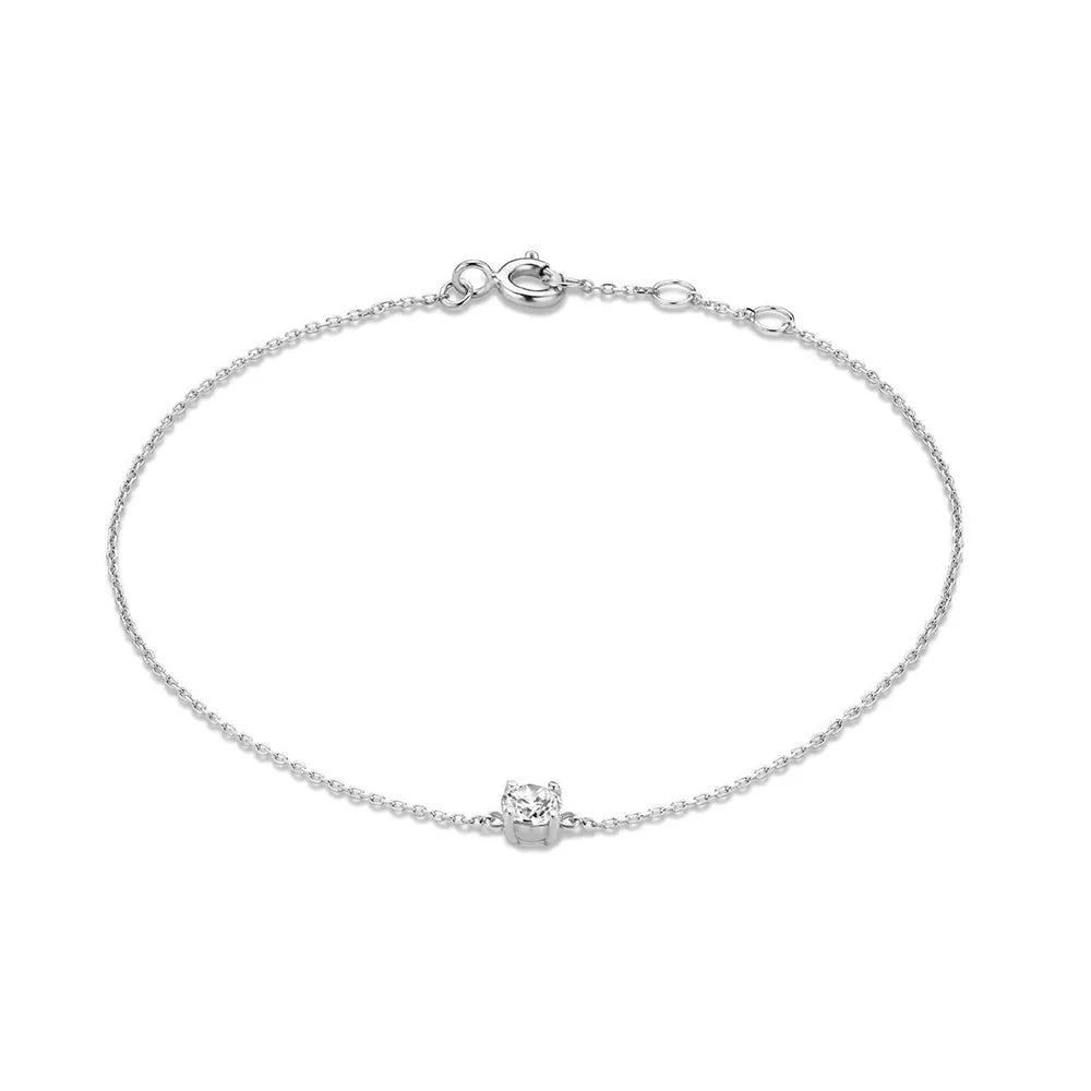 BowLift | S925 Dainty Single Diamond Bracelets