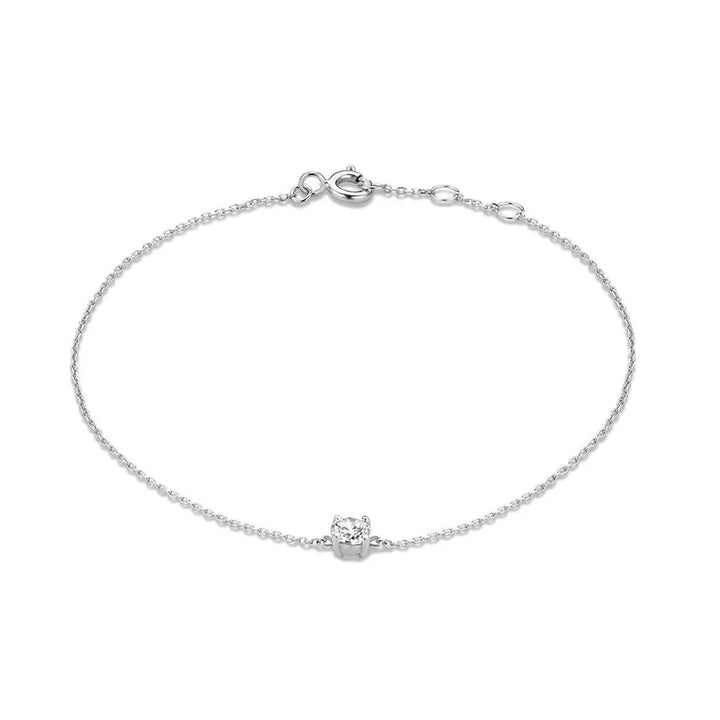 BowLift | S925 Dainty Single Diamond Bracelets