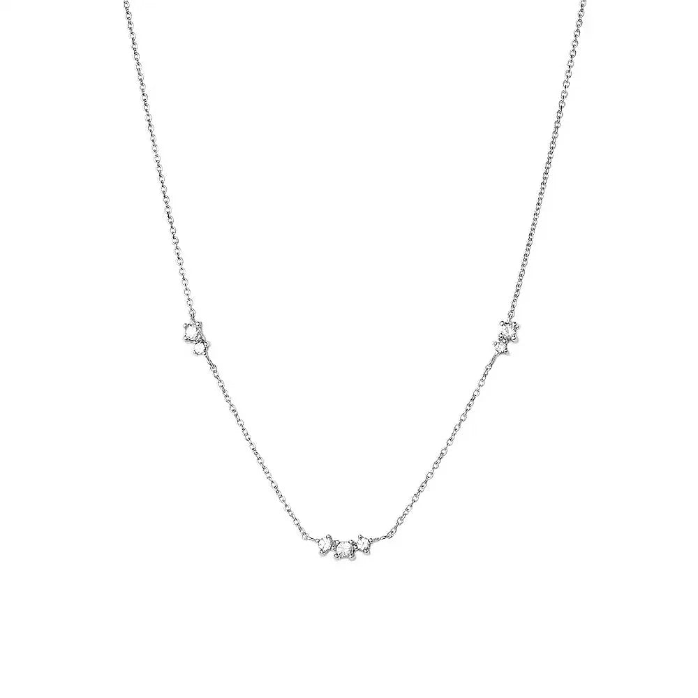 BowLift | S925 Dainty Triple Zircon Necklace