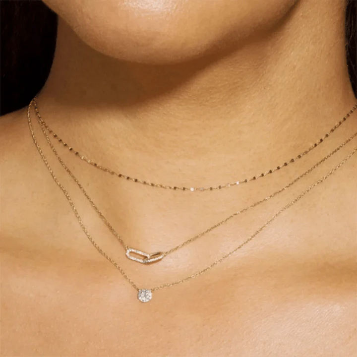 BowLift | S925 Forever Linked Diamond Contrast Necklace