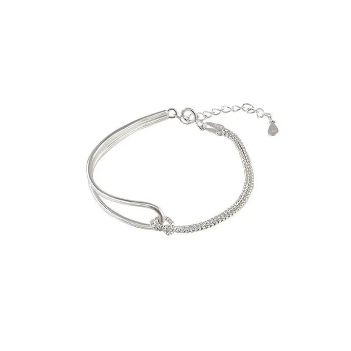 BowLift | S925 Twisted Knot Round Bar Bracelet