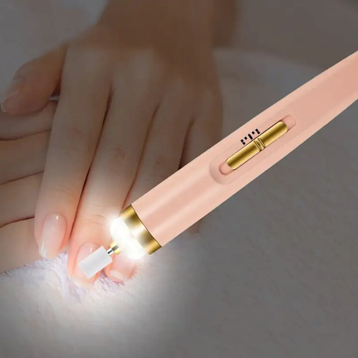 BowLift | Electric Nail Drill & Manicure Kit | Rechargeable with LED Light | Nail Art Tools Set