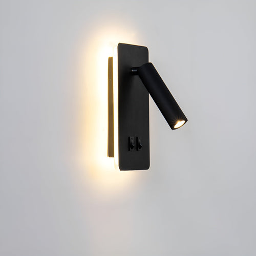 BowLift | Swivel330 | Minimalist Cylinder Wall Light – Adjustable 330° Rotating LED Sconce