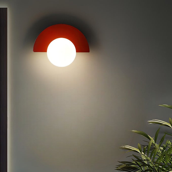 BowLift | Nordic Semicircle Wall Lamp - Modern LED Fixture for Living Room, Bedroom & Hallway Lighting