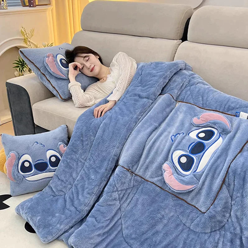 BowLift | Convertible CozyNest Blanket Pillow Combo for Home Comfort