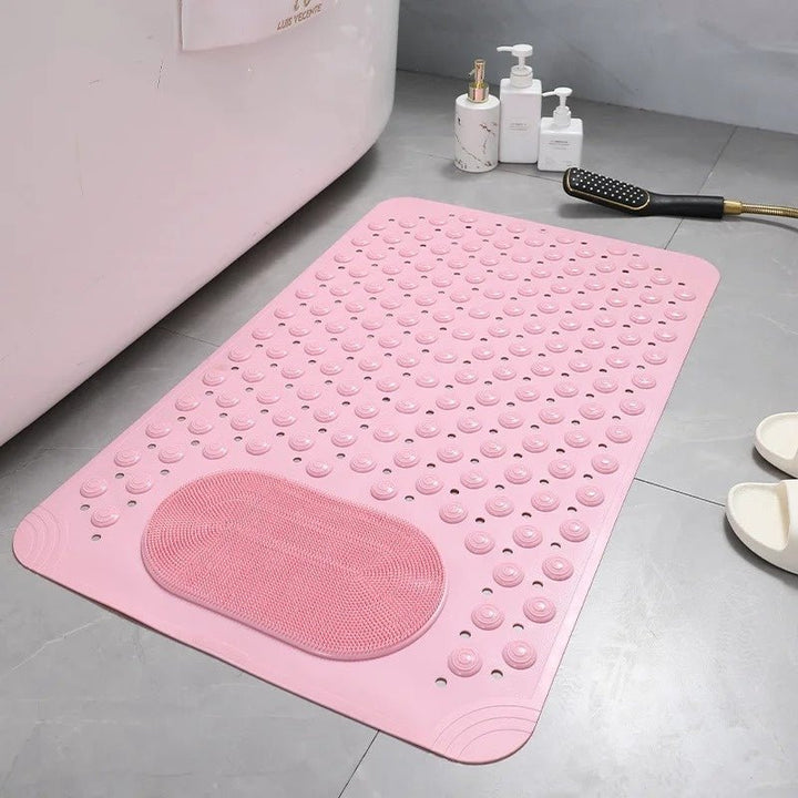 BowLift | SAFEGRIP SHOWER MAT – Non-Slip Mat with Built-In Foot Scrubber for Safe & Hygienic Showers