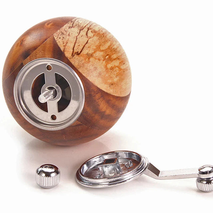 Salt and Pepper Mills Wood Pepper Grinders With Adjustable Coarseness | Bowlift