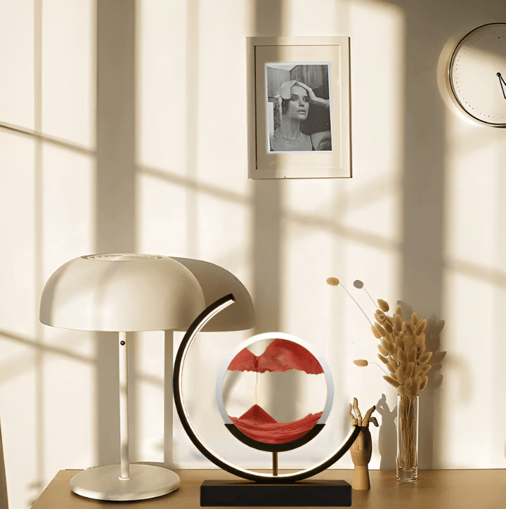 BowLift | SOLUNA LAMP – Relaxing Sand Lamp with App & Remote Control