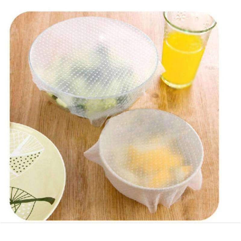 BowLift | 4pcs/set Silicone Wraps - Keep Your Food Fresh Longer!