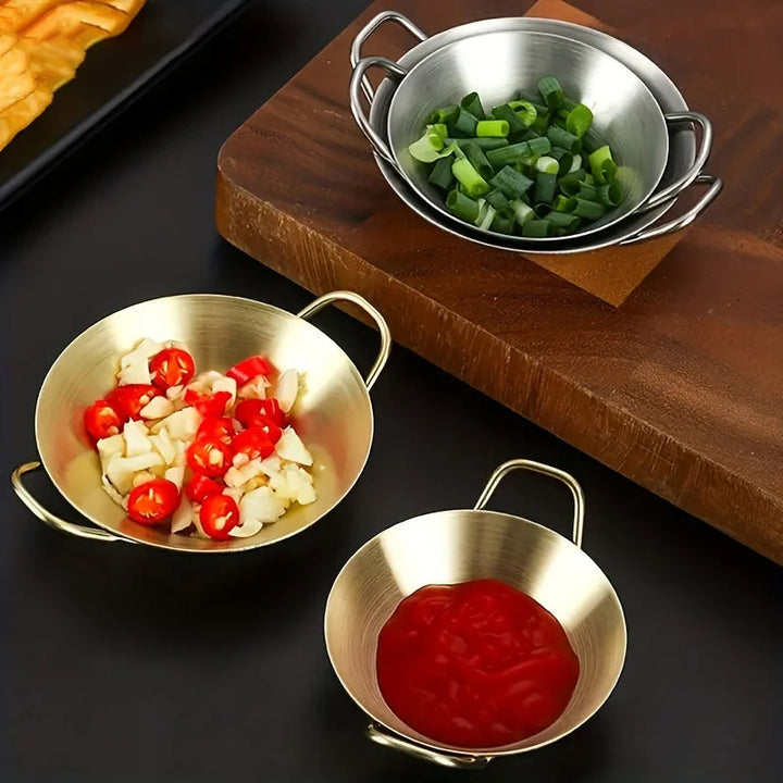 Sauce Dipping Bowl Stainless Steel Dipping Cups Round Sauce Dishes | Bowlift