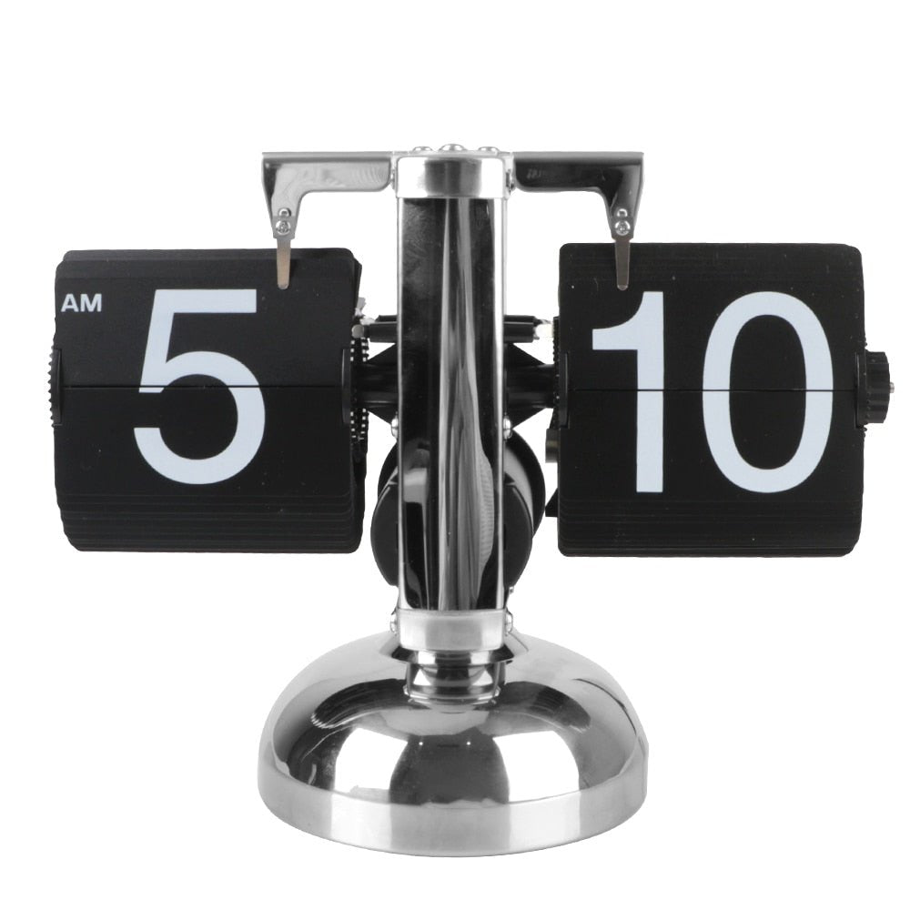 Retro Flip Clock with Automatic Turning Element | Bowlift
