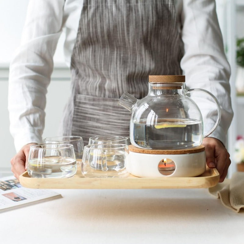 BowLift | Scandinavian Glass Teapot Set