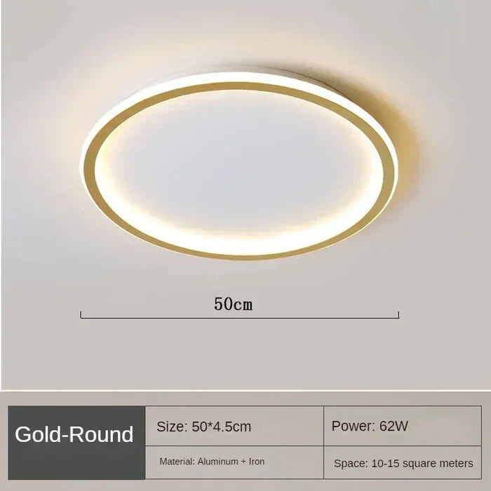 BowLift | Scandinavian Round Ceiling Lamp - AuroraSphere