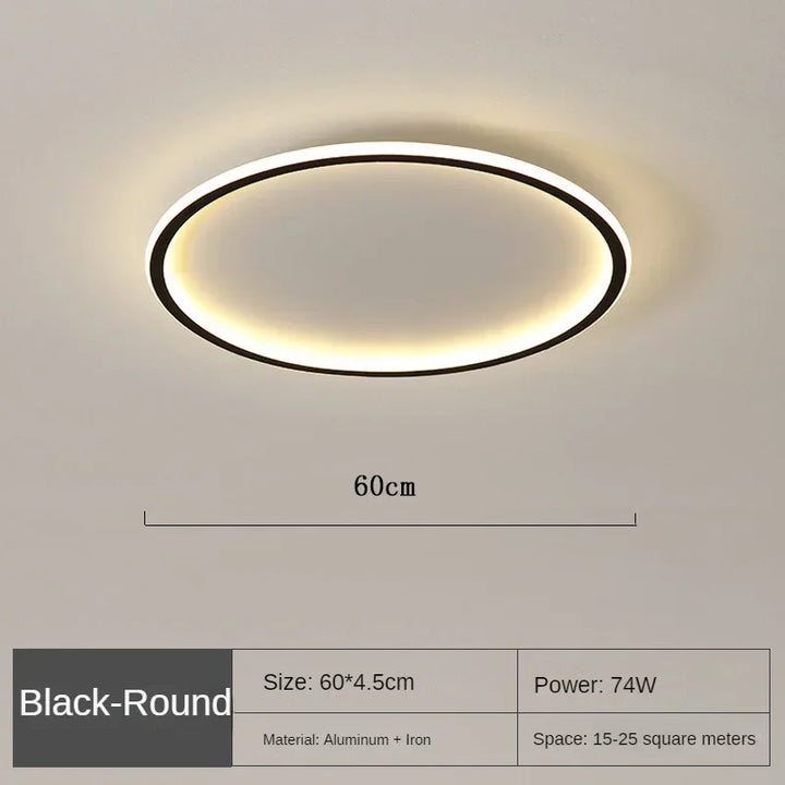 BowLift | Scandinavian Round Ceiling Lamp - NordicGlow