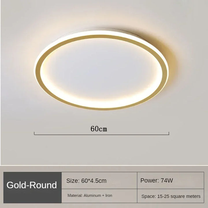 BowLift | Scandinavian Round Ceiling Lamp - NordicGlow