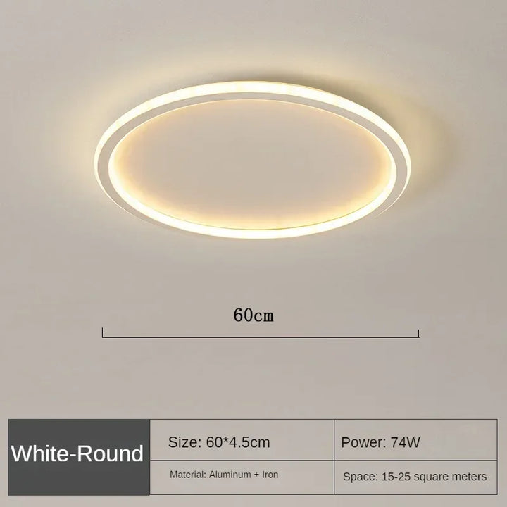 BowLift | Scandinavian Round Ceiling Lamp - NordicGlow