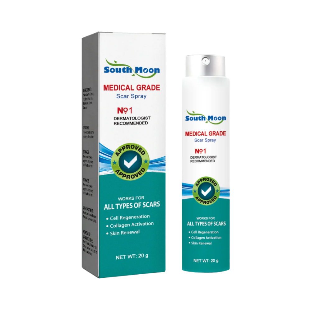 Spray treatment for scar removal