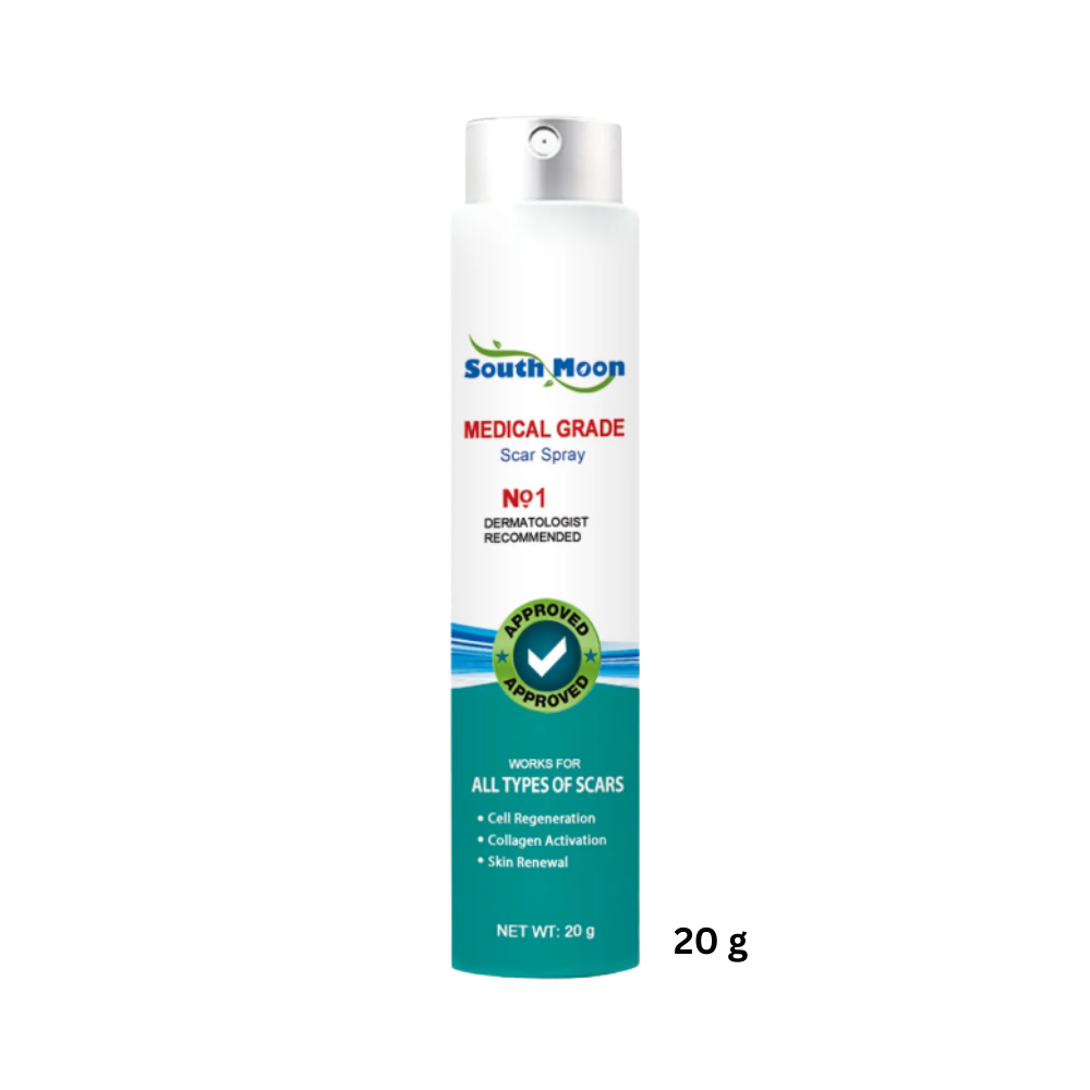 Spray treatment for scar removal