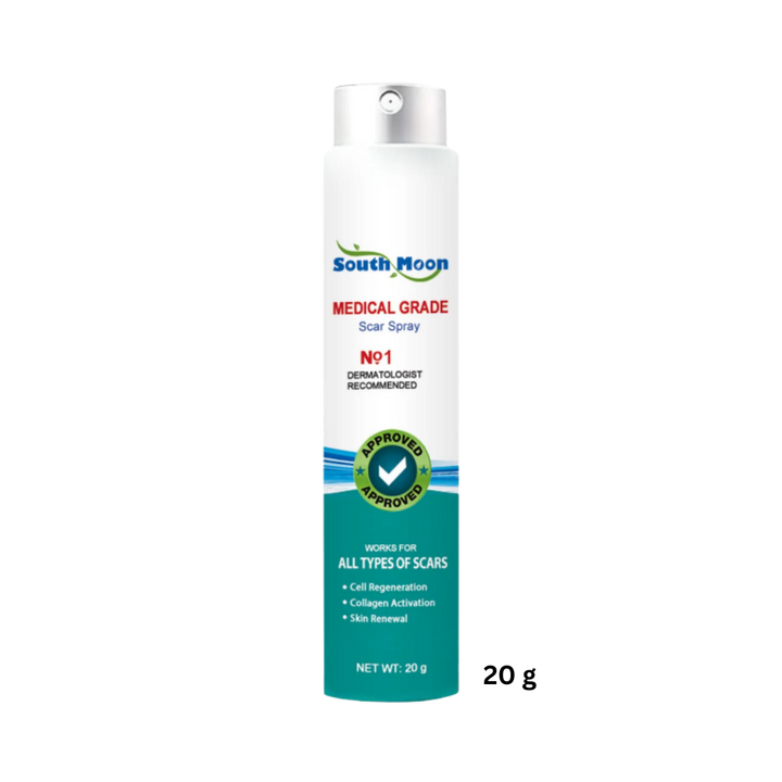 Spray treatment for scar removal